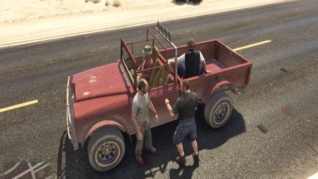 GTA 5 - Друзья кинули Тревора  ))