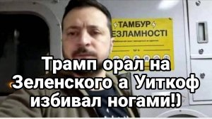ТАМИР ШЕЙХ / ТРАМП ОРАЛ НА ЗЕЛЕНСКОГО новости сводки