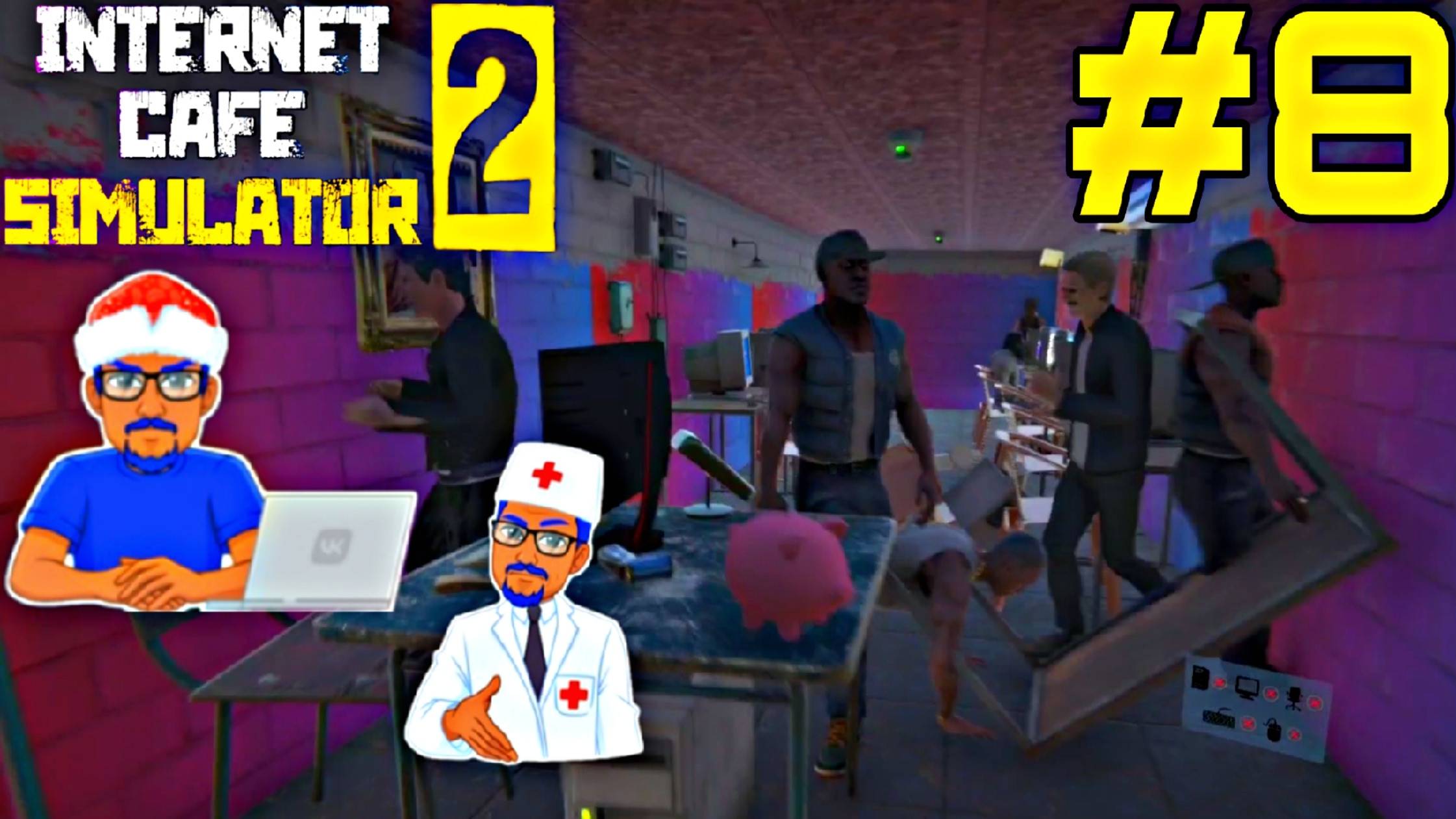 ?INTERNET CAFE SIMULATOR 2?-#8.КЛИЕНТЫ УСТРОИЛИ БАРДЕЛЬ И СКОРО ОТКРОЕМ КУХНЮ! #2023 #2022 #youtub