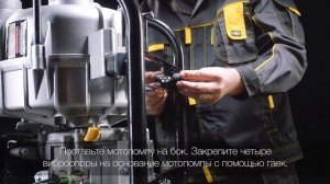 Мотопомпа бензиновая HUTER MPD- 80 для грязной воды 70 11 4