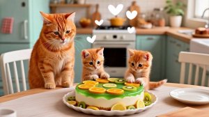 Как котики тортик пекли