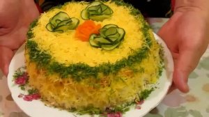 Усилий, затрат немного, но салат шикарный.