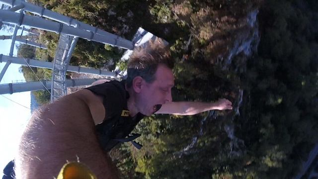 Сочи. Мой первый прыжок с тарзанки.  Скайпарк. Bungy 69 M. Я Прыгнул. Я СМОГ!!!