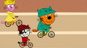 Три Кота 🐱 | Дневные приключения| Три Кота Мультик смотреть | Развивающая игра для детей и малышей