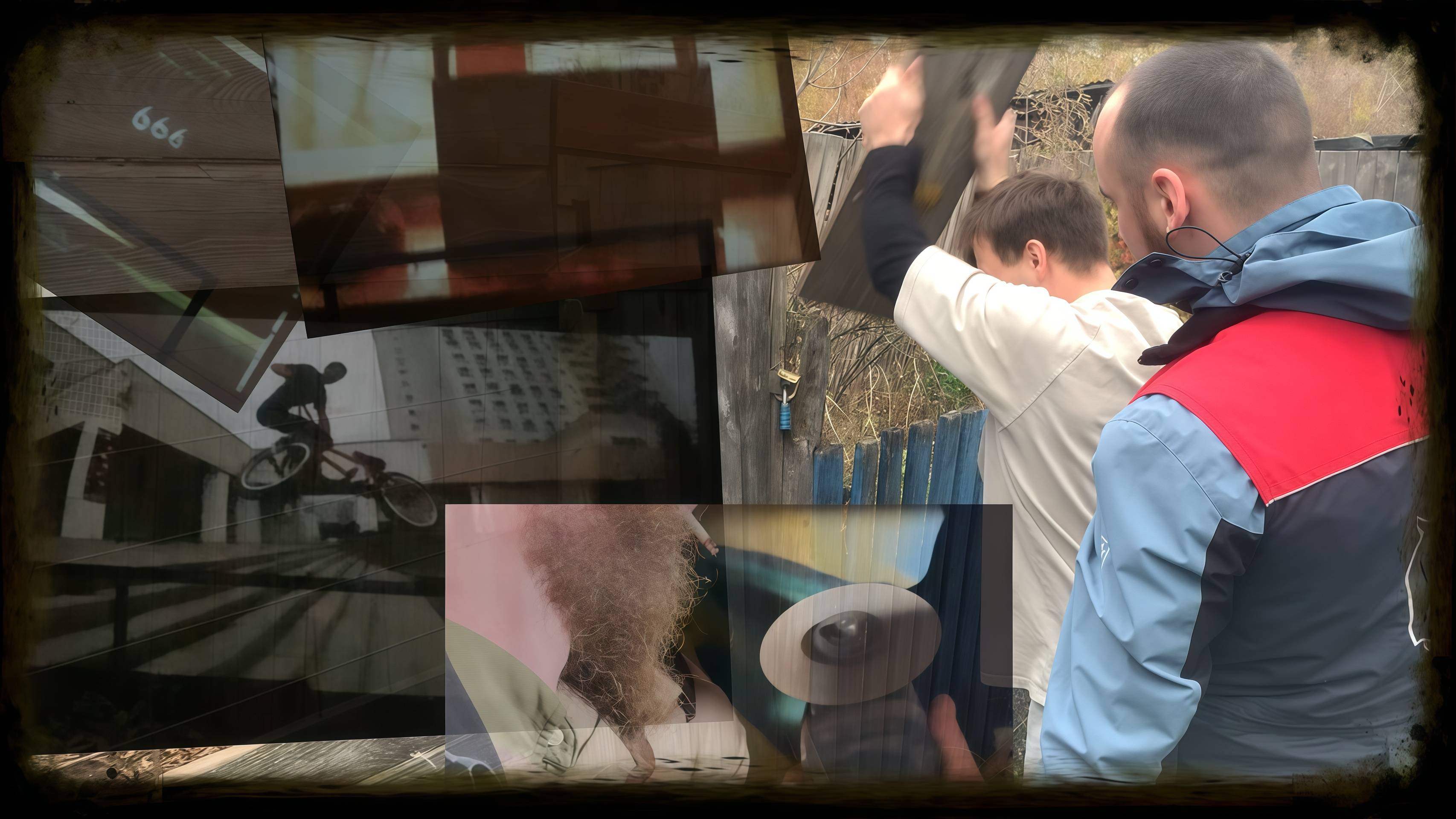 Спасение собаки из Кривандино! | Backstage: OLD SCHOOL VIDEO PATY | Сбрил бороду болгаркой D: