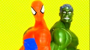 ХАЛК против ПАУКА.Творческий мультик.Игрушки.Игрушка паук Марвел.Супергерои.человек-паук.Мстители