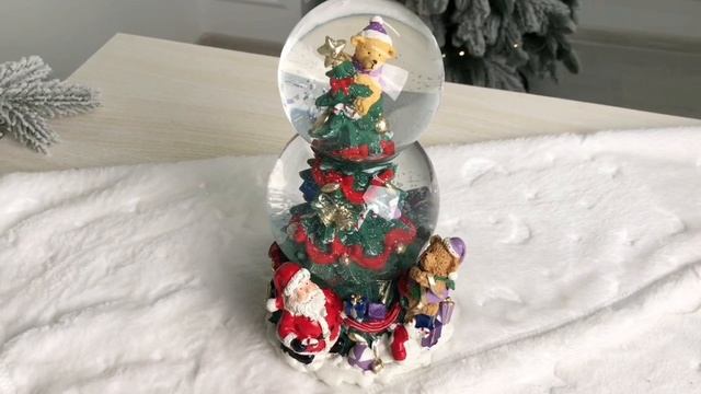 Снежный шар 'К ПРАЗДНИКУ ГОТОВЫ!', полистоун, стекло, 21 см, 676089-29