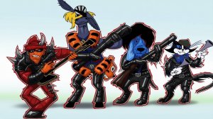 Бременские музыканты - Пиф паф, разбойники! (AI Rock версия)