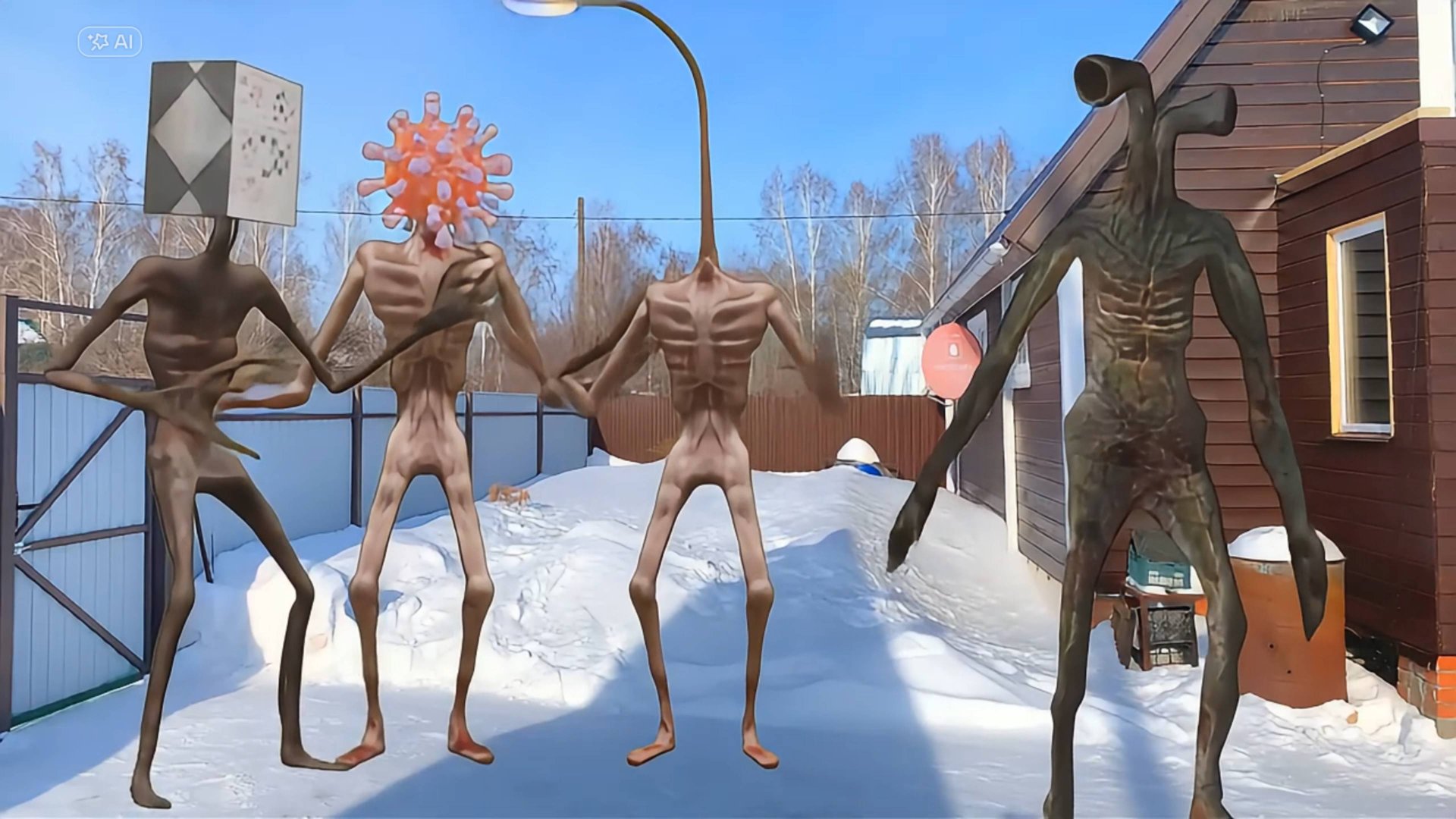 СИРЕНОГОЛОВЫЕ Танцуют / Siren Head Coffin Dance Song Cover смотреть онлайн