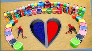 Мультики для малышей. Эксперименты радужнное сердце и шарики Орбиз. Детские мультики онлайн.