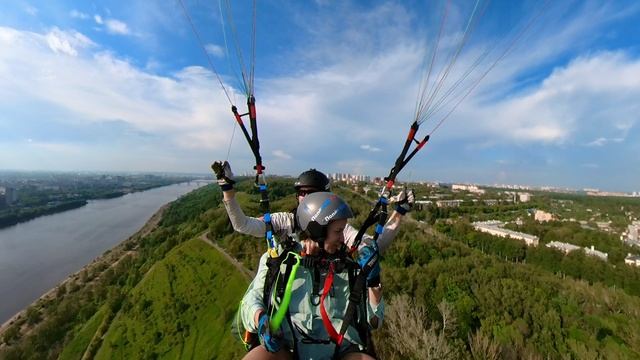 Полёт на параплане 06 Июня в парке Швейцария