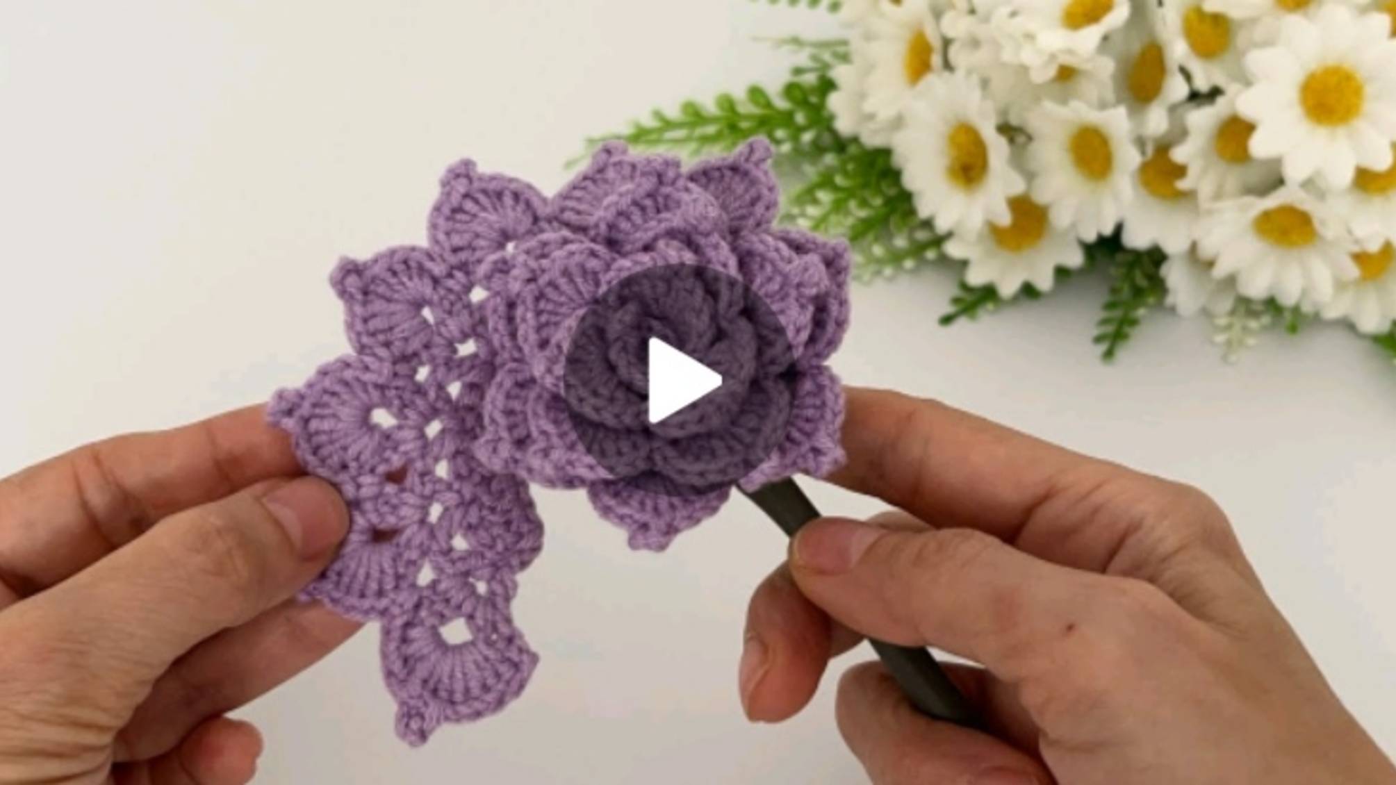 Шикарная розочка крючком 🌹🌹🌹 #вязаниекрючком #все_в_жизни_связано #всевжизнисвязано смотреть онлайн