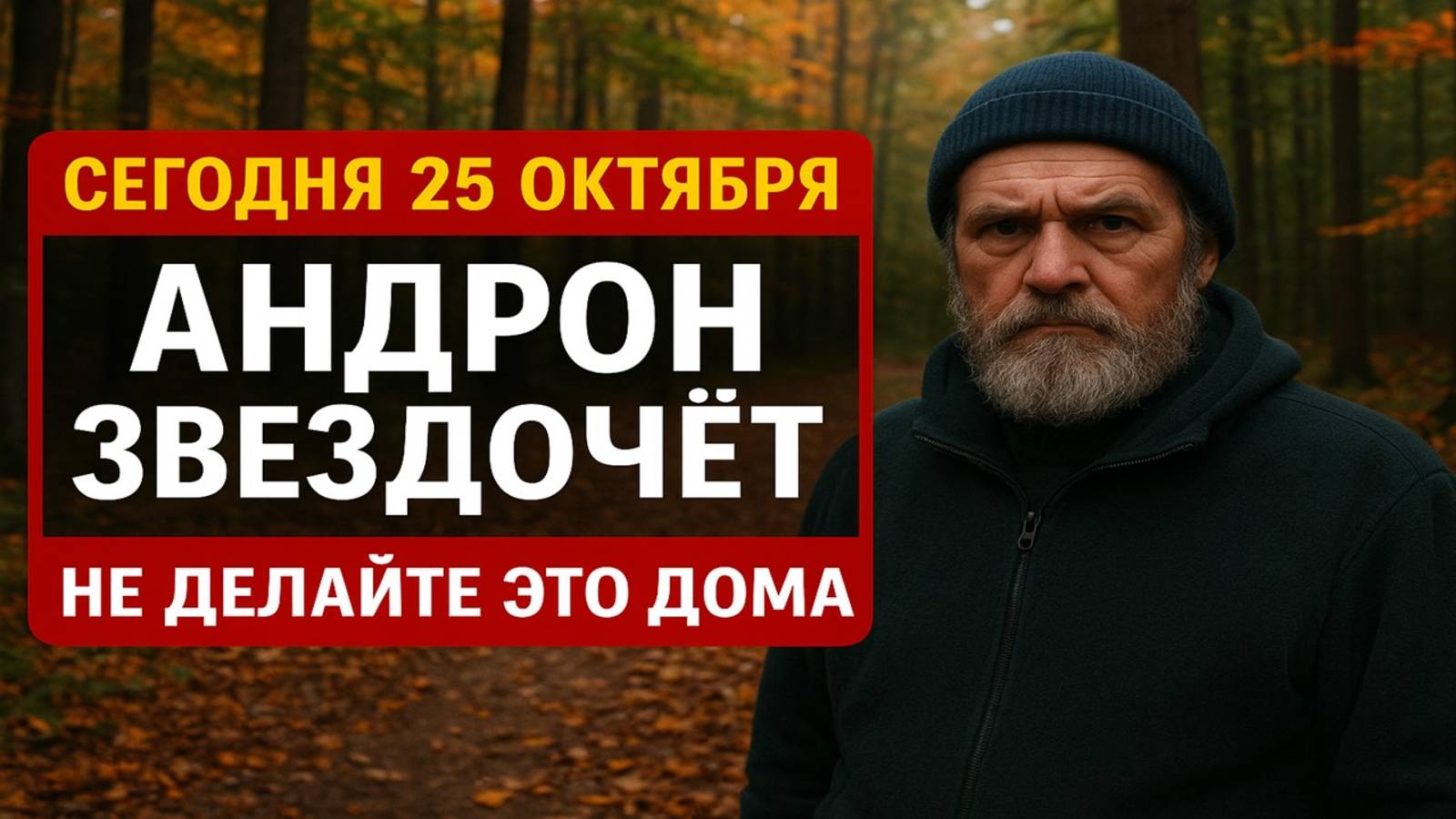Сегодня 25 октября - день Андрона Звездочёта: главные запреты и знаки судьбы этого дня смотреть онлайн