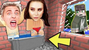 ПОДГЛЯДЕЛ В ОКНО ЗА ВЛАД А4 БУМАГА И ДЕВУШКА В МАЙНКРАФТ