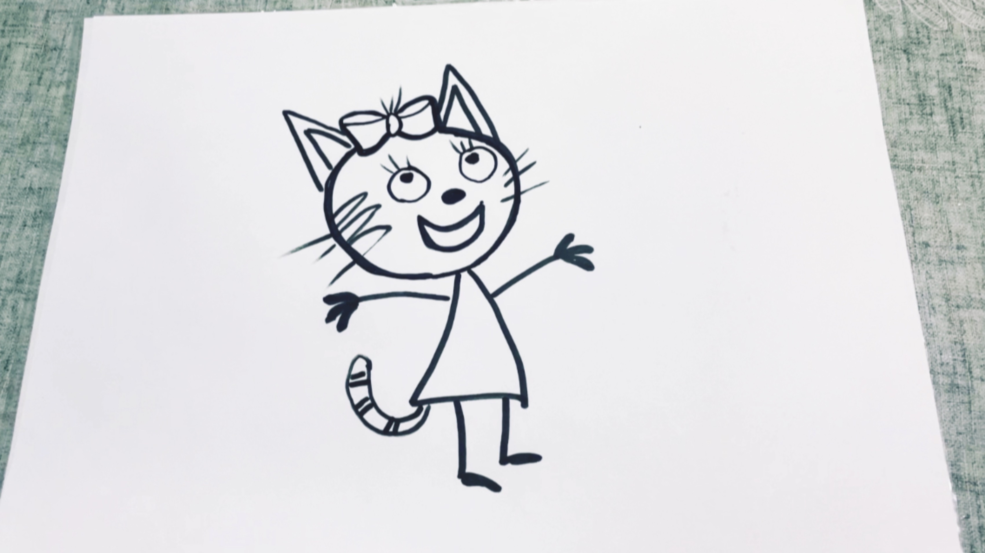 Карамелька. Три Кота. Рисуем Вместе. смотреть онлайн