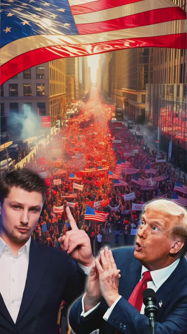 Самый большой протест в США. Американцы призывают к отстранению Трампа. смотреть онлайн