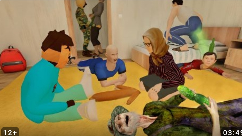 Тимоха Шалун играет в Пирожок с Бабкой Андрея - Часть 6 ( Скулбой 2 Анимация ) смотреть онлайн