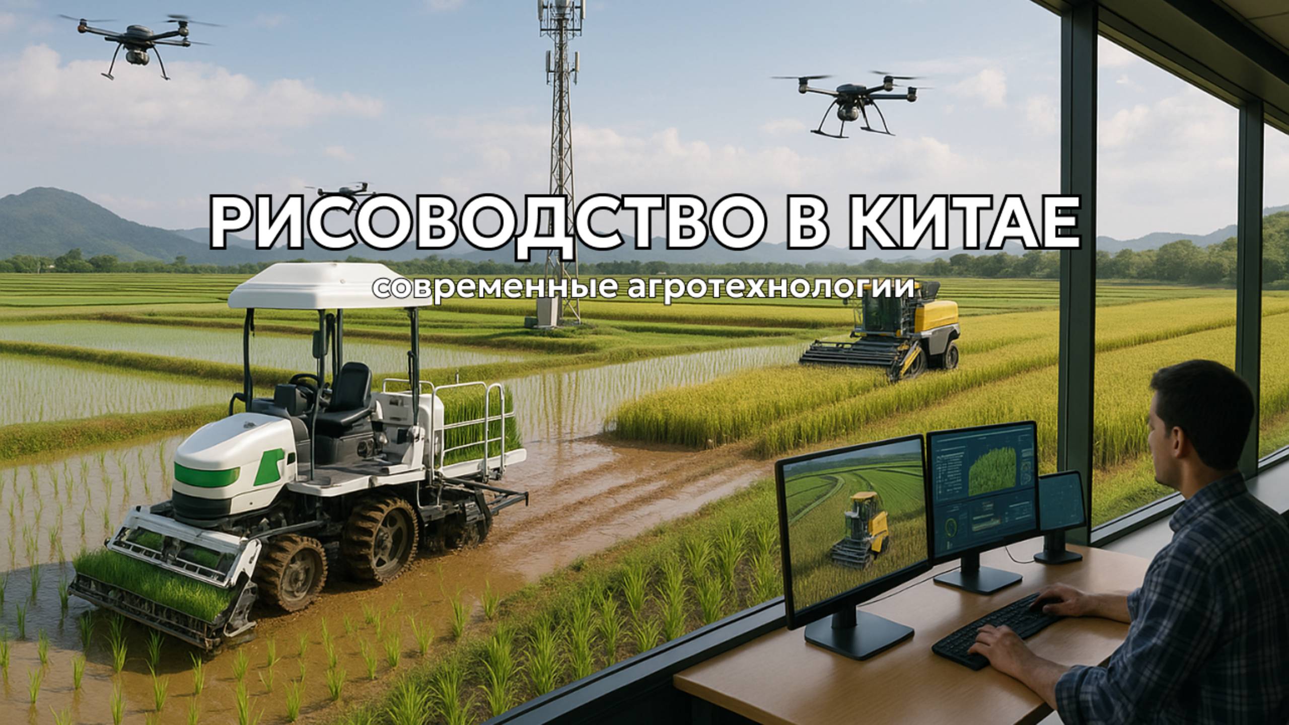Автоматизированное рисоводство в Китае: автоматизация — это будущее! смотреть онлайн