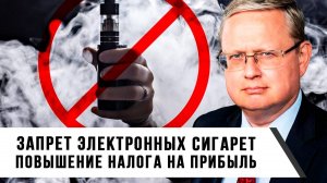 Михаил Делягин | Запрет электронных сигарет. Повышение налога на прибыль