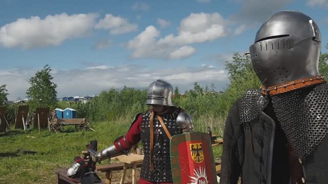 В средневековом лагере (Исторический фестиваль "Сибирский огонь" - 2019 и 2022). смотреть онлайн