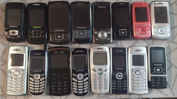 Моя коллекция телефонов Samsung