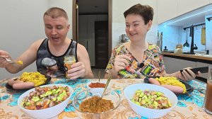 Мукбанг нагуляли ЗВЕРСКИЙ аппетит! ОБМЫЛИ покупки) Наши планы ПОМЕНЯЛИСЬ! Семейный ужин в России