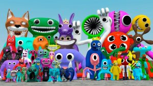 ⚡ NEW Garten of Banban 8 VS ВСЯ семья Rainbow Friends — Эпичная битва! | Garry’s Mod #gartenofbanban