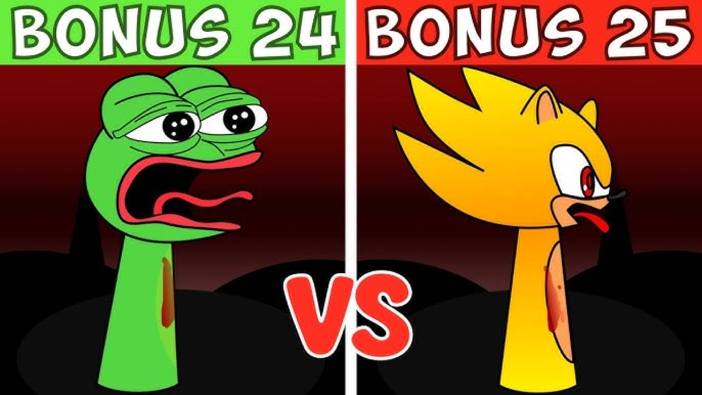 ⚡ Incredibox Sprunki Wenda Treatment BONUS 24 VS BONUS 25 — Эпичная битва титанов! 💥 смотреть онлайн