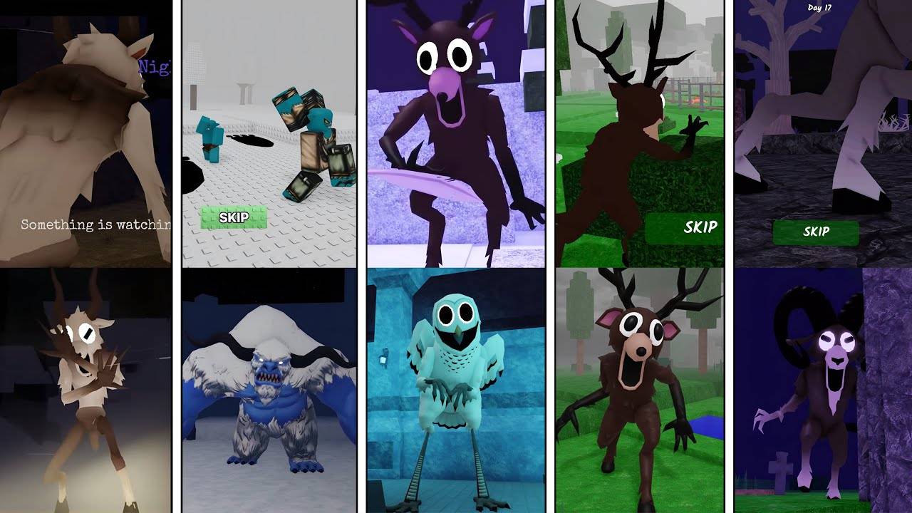 99 ночей в лесу - БАРАН против АРКТИКИ, ОЛЕНЬ против СОВЫ против Дикого Запада / JUMPSCARES & Story смотреть онлайн