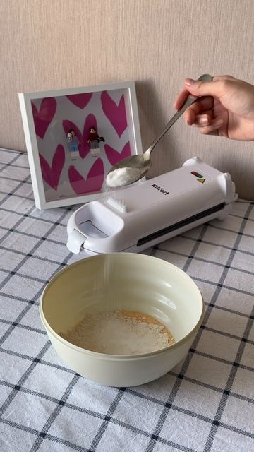 Банановые вафли с вафельницей Kitfort КТ-1643