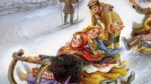 Ах мамочка, на саночках