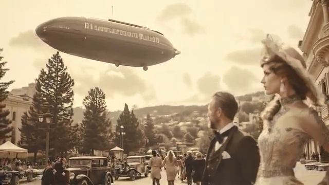 STEAMPUNK And RETRO In One Frame Retro Cars Steam And Style - AI Short Film