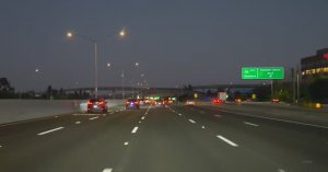 Поездка из Сан-Франциско в Кремниевую долину - Закат солнца - 4K HDR - США