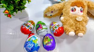 АСМР РАСПАКОВКА Киндер Сюрприз яйца АСМР Новинка 🤯👀