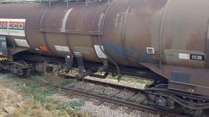 Сербия, тепловоз ЧМЭ3 с грузовыми вагонами