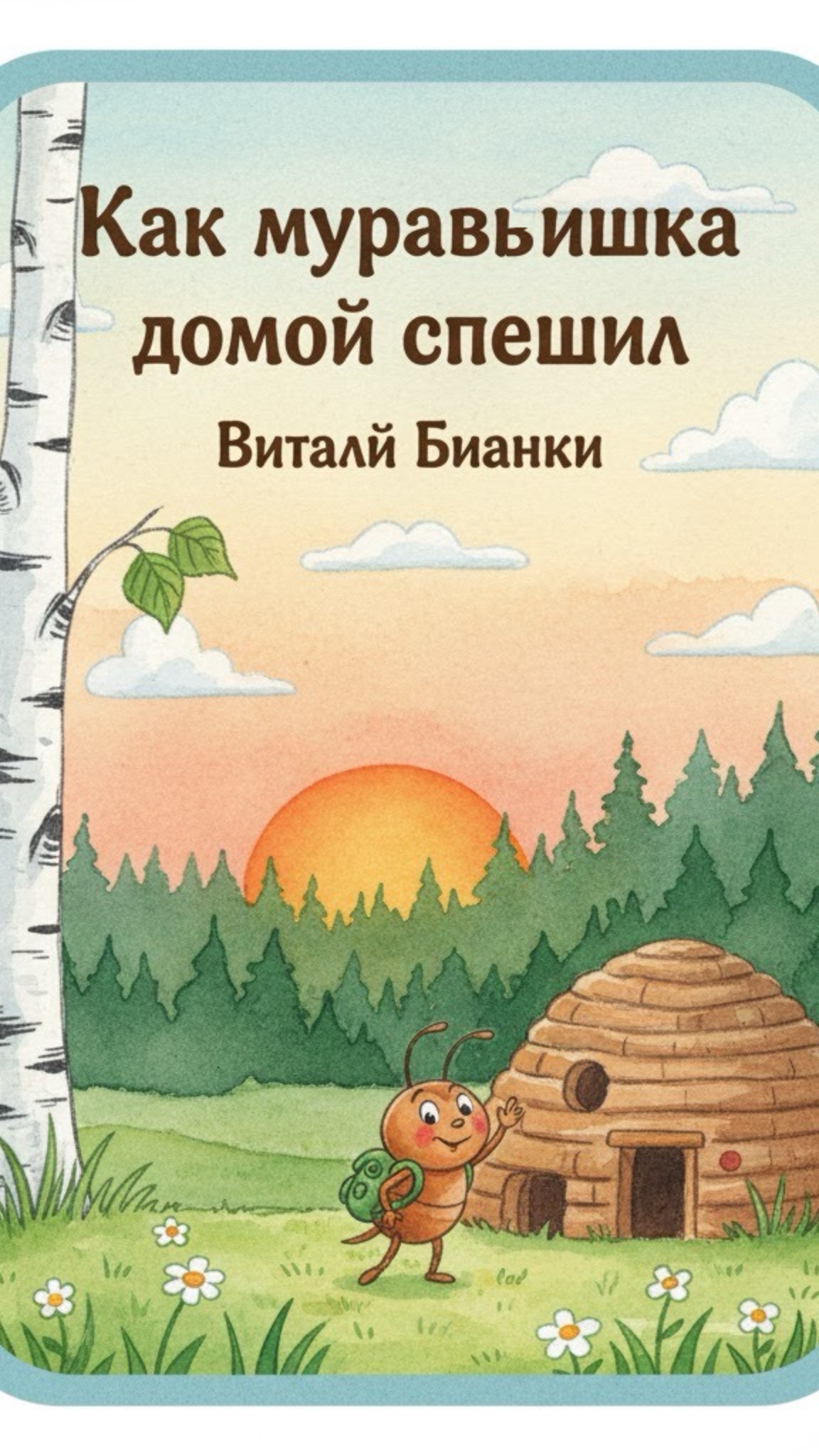 Как муравьишка домой спешил. Автор:  Виталий Бианке