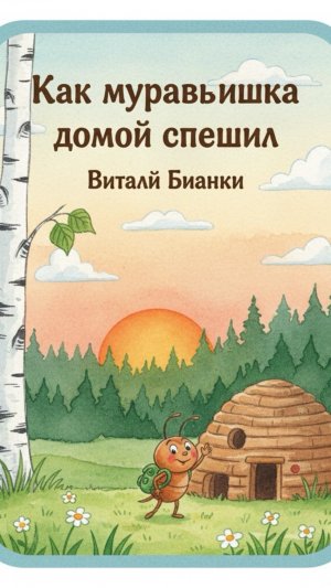 Как муравьишка домой спешил. Автор:  Виталий Бианке