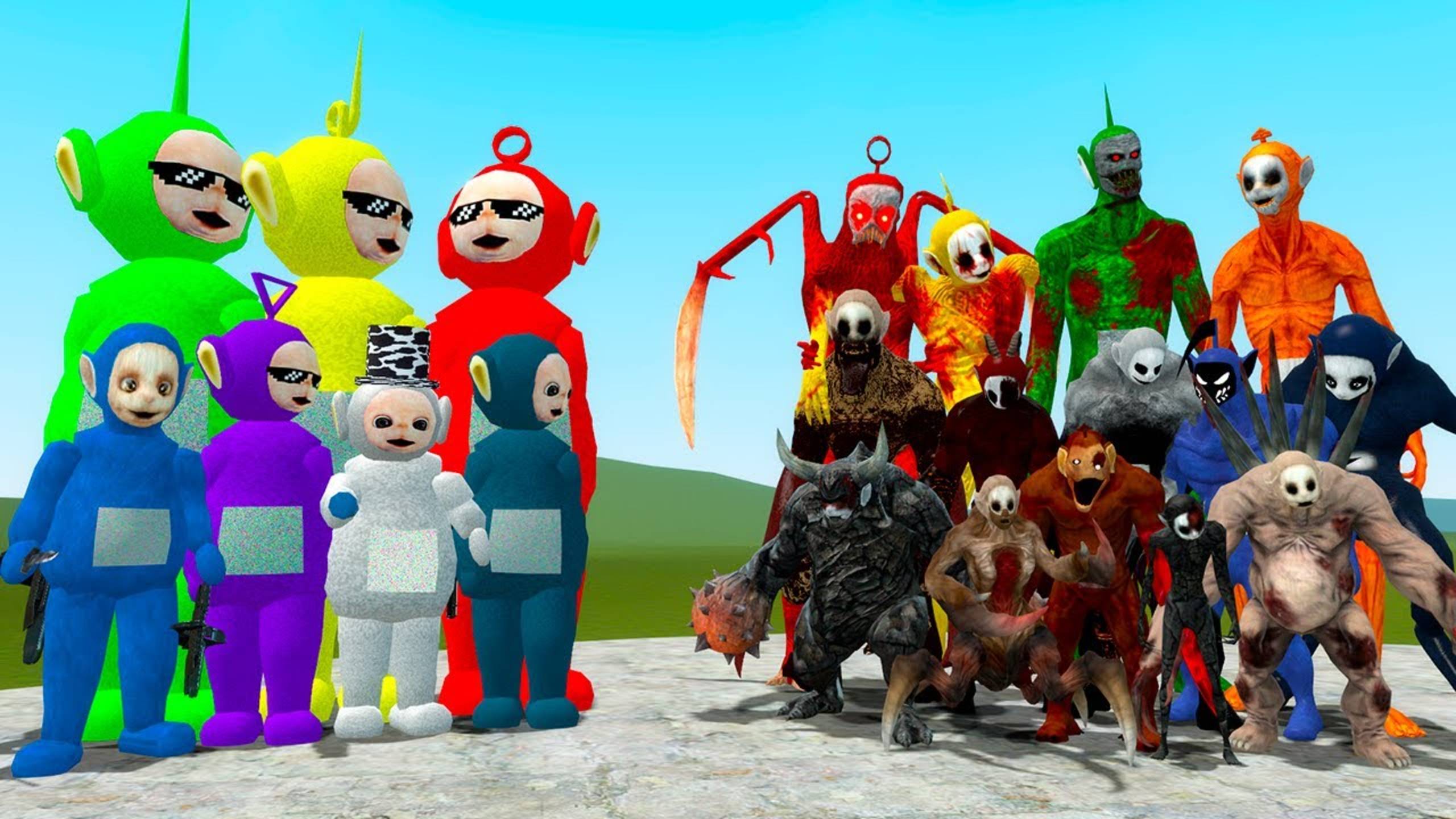 ⚡ Teletubbies VS Slendytubbies — Эпичная битва! | Garry’s Mod#teletubbies #slendytubbies #gmod #vsb смотреть онлайн