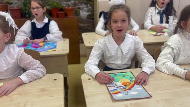 Рисунок для мамы (Солнышко и краски)- песня к Дню матери