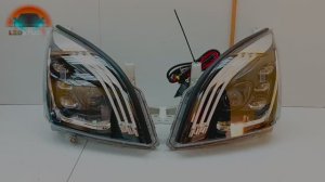 Toyota Land Cruiser Prado 120 тюнинг комплект фар!