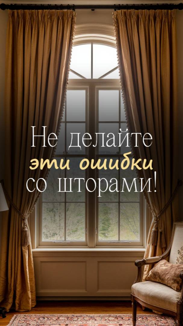 Не делайте эти ошибки со шторами! смотреть онлайн