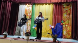 Дуэт гитаристов Диана Бадмаева и Альбина Кононова