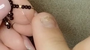 Простой воротничок из бисера 🥰