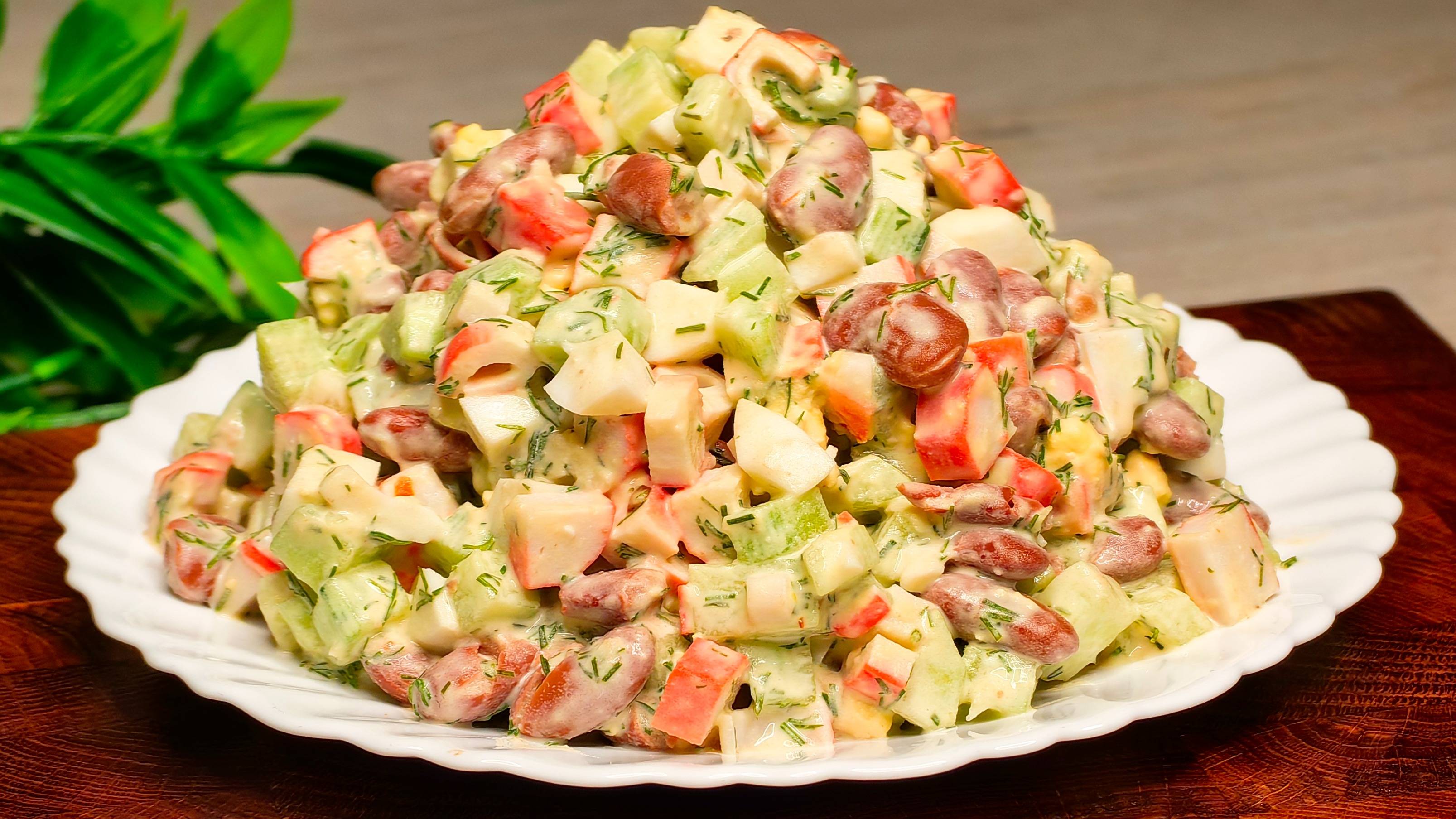 Салат "НЕЖЕНКА" на праздничный стол. Уж очень Вкусный! Съедается сразу 🥗 смотреть онлайн