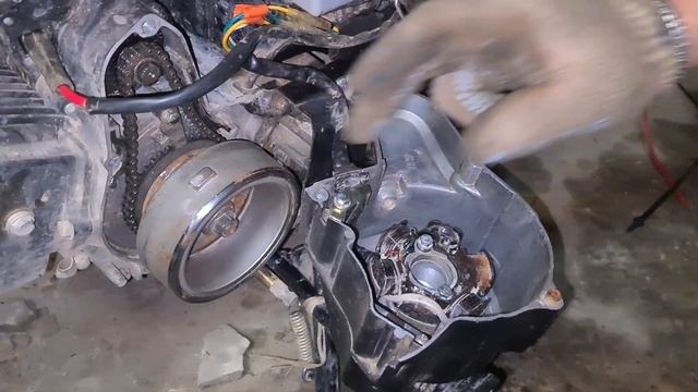 Мопед vento утопили в болоте сгорел генератор нет искры ремонт смотреть онлайн