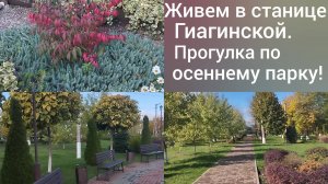 Живем в Гиагинской/Прогулка по центру станицы и городскому осеннему парку/