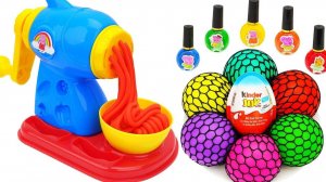 Мультики для детей. Пропускаем через волшебную мясорубку пластилин. Мультики залипалки для малышей