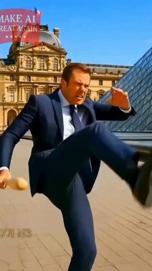 Зеленский грабит Лувр)