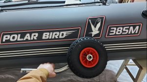 Установка транцевых колес на лодку Polar Bird НДНД (сложности монтажа)