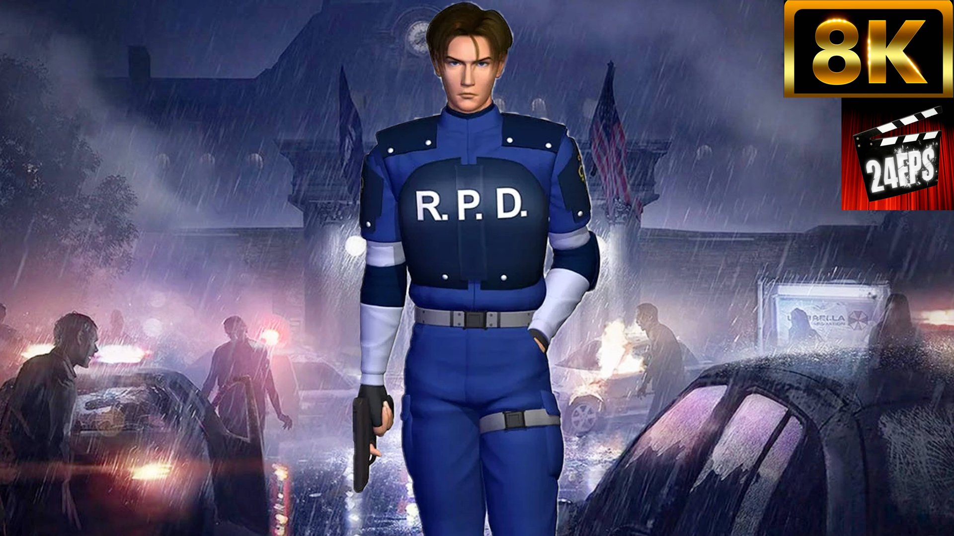 Resident Evil 2 (1998) - Леон, Все Катсцены и Концовки. (″Special″ Улучшенное качества до 8K) смотреть онлайн